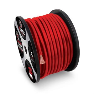 T-Spec v8GT Series 4 ga OFC Power Wire 100' Spool (red)