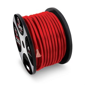 T-Spec v8GT Series 8 ga OFC Power Wire 250' Spool (red)