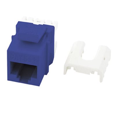 On-Q QuickConnect Cat 5e RJ45 Insert (blue)