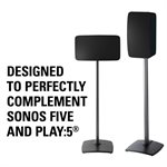 Sanus Wireless Speaker Stand designed for Sonos Play:5(black)