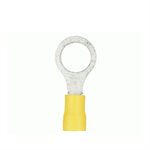 Install Bay 12-10ga #8 Vinyl Ring Terminal (yellow, 100 pk)