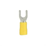 Install Bay 12-10 ga #6 Vinyl Spade Terminal (yellow, 100pk