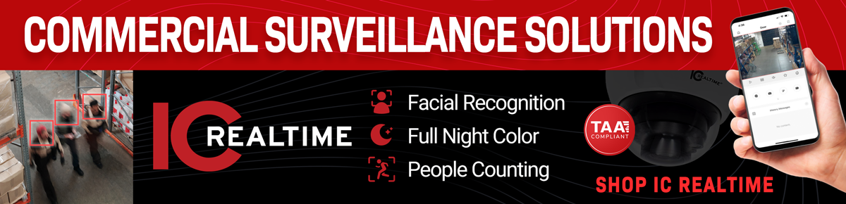 Commercial Surveillance Solutions from IC Realtime...Facial Recognition | Full Night Color | People Counting | TAA Compliant...Shop IC Realtime