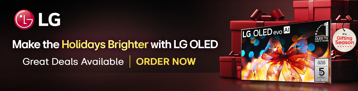 Make the Holidays Brighter with LG OLED...Great Deals Available...Order Now