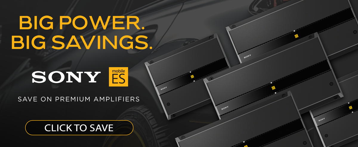 Big Power. Big Savings. Save on Sony ES Premium Amplifiers